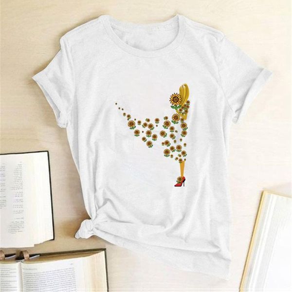women's t-shirt women clothes summer shirts for loose graphic tee aesthetic o neck camisetas mujer lady sunflowers skirt printing t-shi, White
women's t-shirt women clothes summer shirts for loose graphic tee aesthetic o neck camisetas mujer lady sunflowers skirt printing t-shi, White