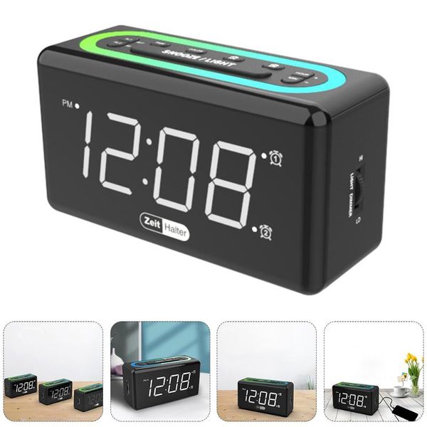 other clocks & accessories 1 set digital alarm clock for bedroom with 7 color night light and charging port
other clocks & accessories 1 set digital alarm clock for bedroom with 7 color night light and charging port