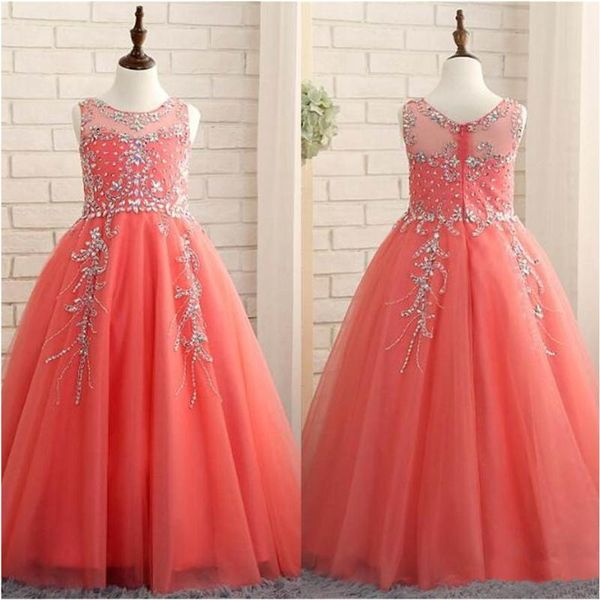 girl beauty o neck tulle child dress birthday christmas baby party crystal beaded flower girl's dresses, Red;yellow
girl beauty o neck tulle child dress birthday christmas baby party crystal beaded flower girl's dresses, Red;yellow