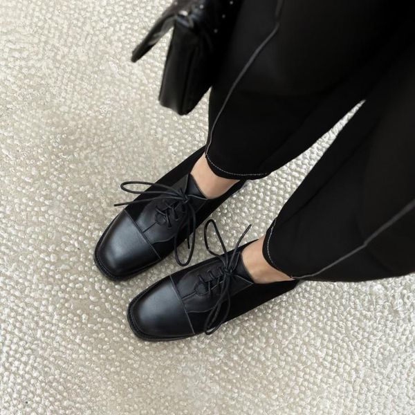 women pumps soft cow leather autumn spring black color lace up square toe high heels size 34-40 dress shoes
women pumps soft cow leather autumn spring black color lace up square toe high heels size 34-40 dress shoes