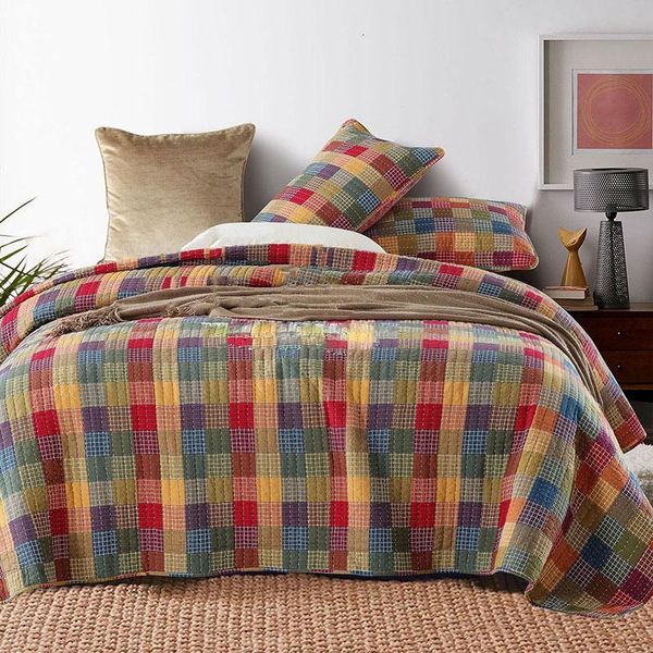 comforters & sets lattice bedspread quilt set pillow shams 3-piece quilted bedding wash cotton quilts blanket bed cover king queen size cove
comforters & sets lattice bedspread quilt set pillow shams 3-piece quilted bedding wash cotton quilts blanket bed cover king queen size cove