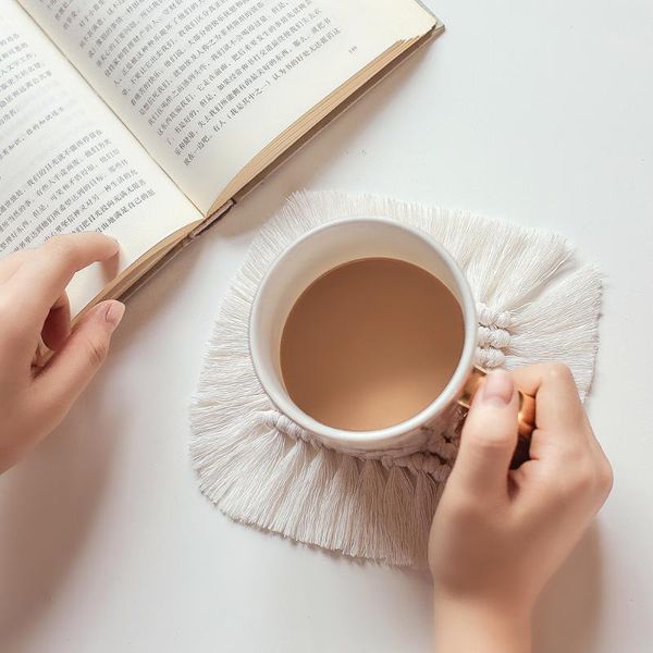 mats & pads boho table mat for coffee decor kitchen item handmade tablemats cotton cup pad nature
mats & pads boho table mat for coffee decor kitchen item handmade tablemats cotton cup pad nature