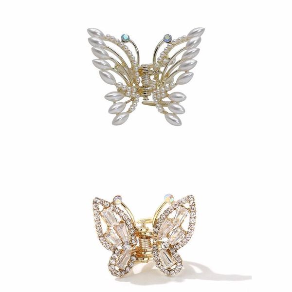 hair accessories 1pc butterfly pearl rhinestone catch clip for girl korean style sweet claw female fairy temperam, Slivery;white
hair accessories 1pc butterfly pearl rhinestone catch clip for girl korean style sweet claw female fairy temperam, Slivery;white
