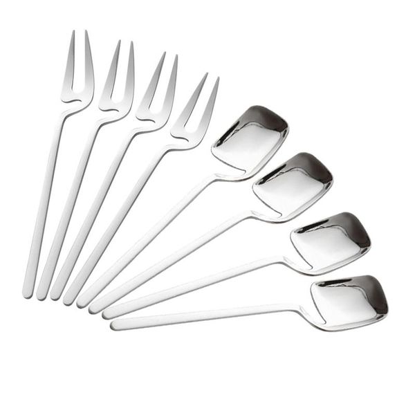8pcs tea stainless steel kitchen supplies long handle dessert fork spoon set hanging cup ice cream cake cafe bar fruit appetizer dinnerware
8pcs tea stainless steel kitchen supplies long handle dessert fork spoon set hanging cup ice cream cake cafe bar fruit appetizer dinnerware