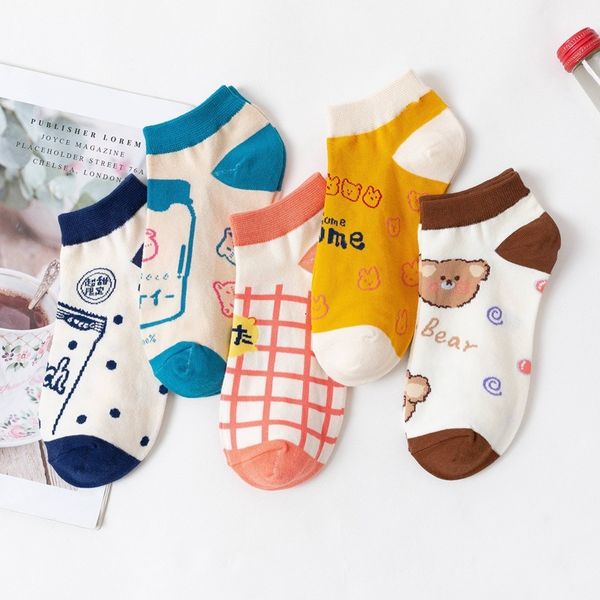 socks summer thin shallow mouth children cartoon girl cotton women boat cute bear student, Black;white
socks summer thin shallow mouth children cartoon girl cotton women boat cute bear student, Black;white