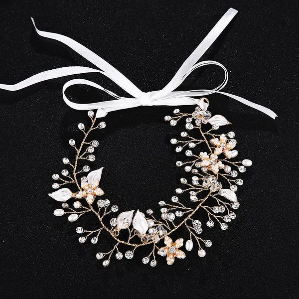 headpieces gold floral crystal bridal wedding head piece bride headwear headband hair band 100%handmade women party accessories, Silver
headpieces gold floral crystal bridal wedding head piece bride headwear headband hair band 100%handmade women party accessories, Silver
