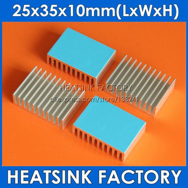 fans & coolings 25x35x10mm aluminum heatsink cooler radiator heat sink with thermally conductive double sided tape pad applied
fans & coolings 25x35x10mm aluminum heatsink cooler radiator heat sink with thermally conductive double sided tape pad applied