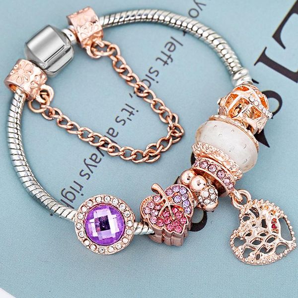charm bracelets enamel silver-plated ccrystal bead bracelet for women, thin brand chain, direct shipment of women's gifts, Golden;silver
charm bracelets enamel silver-plated ccrystal bead bracelet for women, thin brand chain, direct shipment of women's gifts, Golden;silver