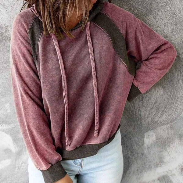women's hoodies & sweatshirts 2021 autumn and winter casual stitching hooded long-sleeved sweater pullover fashion, Black
women's hoodies & sweatshirts 2021 autumn and winter casual stitching hooded long-sleeved sweater pullover fashion, Black