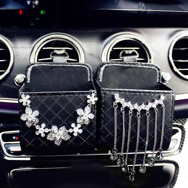 car organizer creative crystal tassels outlet air vent trash box for auto mobile phone holder pouch diamond hanging storage bag
car organizer creative crystal tassels outlet air vent trash box for auto mobile phone holder pouch diamond hanging storage bag
