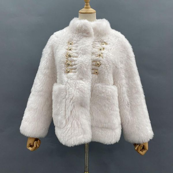 women's fur & faux arrival women's clothing 100% wool coat warm thick elegant short sheep shearling jacket woman winter, Black
women's fur & faux arrival women's clothing 100% wool coat warm thick elegant short sheep shearling jacket woman winter, Black