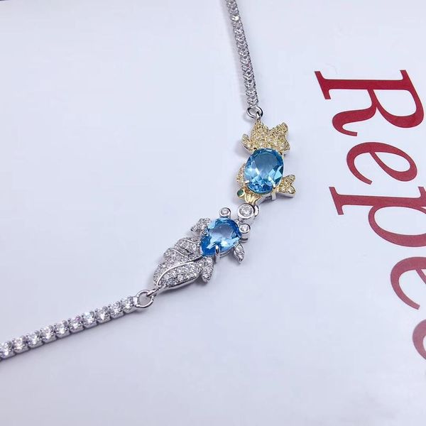natural blue z natural gemstone bracelet s925 silver fashion elegant double women party gift fine jewelry, Black
natural blue z natural gemstone bracelet s925 silver fashion elegant double women party gift fine jewelry, Black