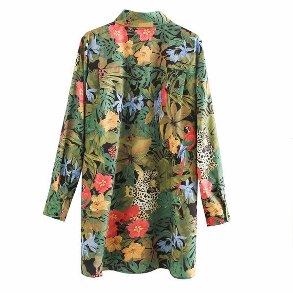 blouses lapel long-sleeved harajuku plant print sunscreen holiday women's shirt summer loose bird sweet wild female, White
blouses lapel long-sleeved harajuku plant print sunscreen holiday women's shirt summer loose bird sweet wild female, White