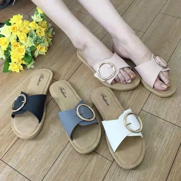 women summer ring slippers flats oudoor beach casual slides sandals ladies fashion home non-slip female flip flop, Black
women summer ring slippers flats oudoor beach casual slides sandals ladies fashion home non-slip female flip flop, Black