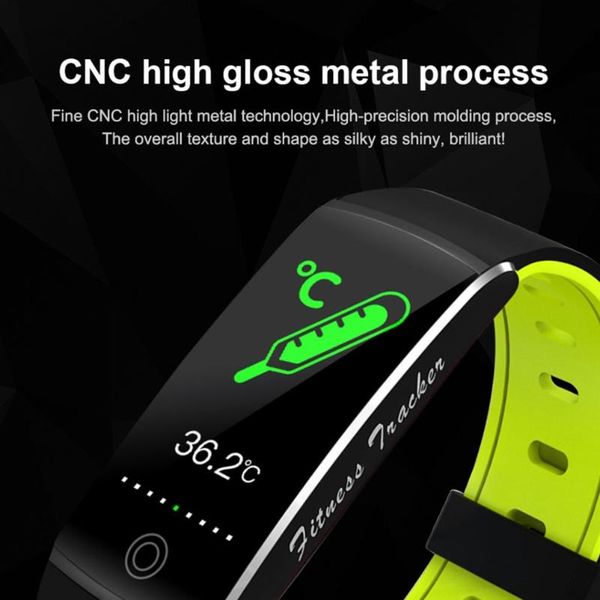 smart wristbands f10t fitness bracelet body thermometer tracker watch heart rate monitor band men women
smart wristbands f10t fitness bracelet body thermometer tracker watch heart rate monitor band men women