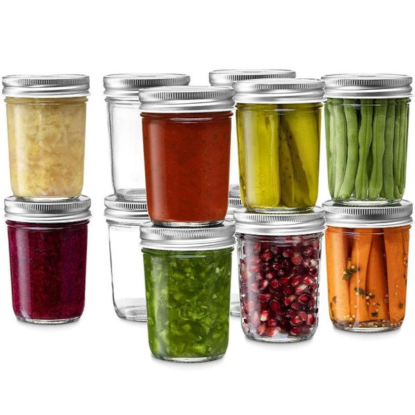 storage bottles & jars glass regular mouth mason for meal prep, food storage, canning, drinking, overnight oats, jelly, spices, salads, yogu
storage bottles & jars glass regular mouth mason for meal prep, food storage, canning, drinking, overnight oats, jelly, spices, salads, yogu