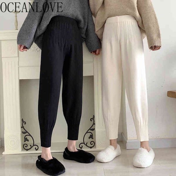 mujer pantalones knitted autumn winter elastic high waist korean style trousers ankle-length woman pants 19259 210415, Black;white
mujer pantalones knitted autumn winter elastic high waist korean style trousers ankle-length woman pants 19259 210415, Black;white