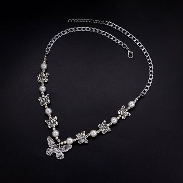 pendant necklaces butterfly necklace stainless steel goth fashion jewelry men women punk commemorate costume, Silver
pendant necklaces butterfly necklace stainless steel goth fashion jewelry men women punk commemorate costume, Silver