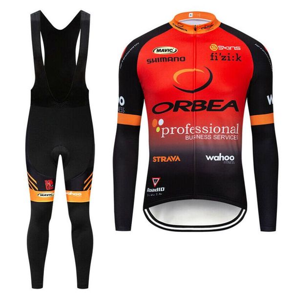 cycling clothes spring and autumn long-sleeved suit bib trousers sportswear orbea racing sets, Black;blue
cycling clothes spring and autumn long-sleeved suit bib trousers sportswear orbea racing sets, Black;blue