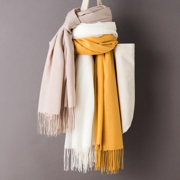 scarves cashmere scarf pure color tassel shawl hijab szalik zimowy winter echarpe cachecol sciarpa donna, Blue;gray
scarves cashmere scarf pure color tassel shawl hijab szalik zimowy winter echarpe cachecol sciarpa donna, Blue;gray