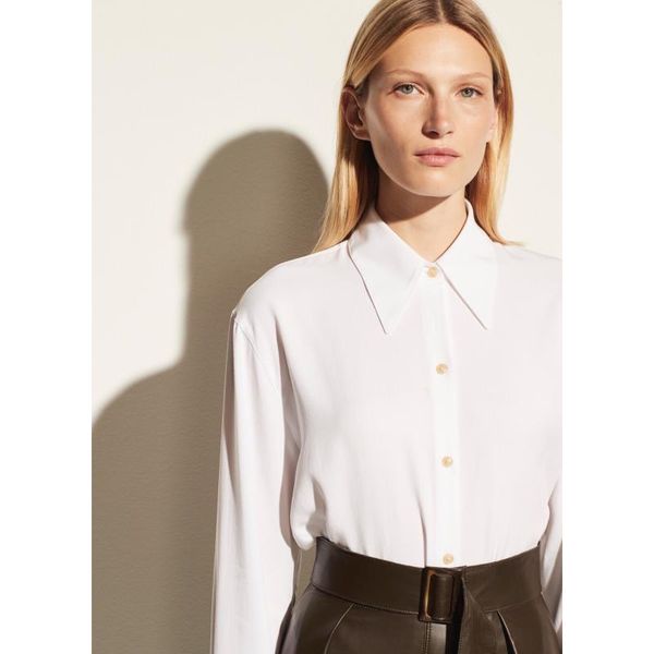 pure cotton all-match white shirt classic simple design commuter women exquisite rounded corners small lapel blouses womens women's & s
pure cotton all-match white shirt classic simple design commuter women exquisite rounded corners small lapel blouses womens women's & s