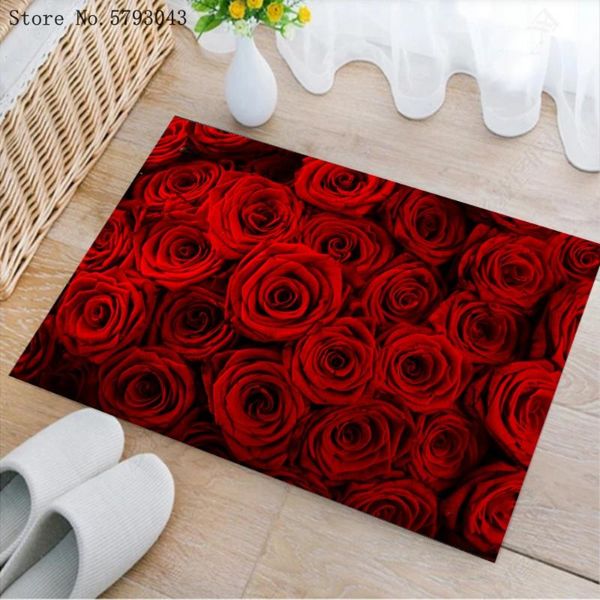 carpets 3d print rose flowers doormat colorful red pink carpet for living room entrance anti-slip mat bedroom decor
carpets 3d print rose flowers doormat colorful red pink carpet for living room entrance anti-slip mat bedroom decor