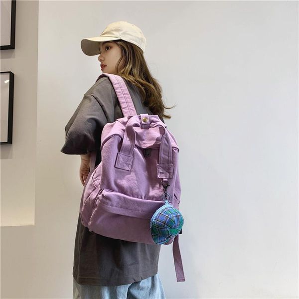 backpack women canvas fashion solid color casual shoulder bag preppy style school waterproof mochila female bagpack
backpack women canvas fashion solid color casual shoulder bag preppy style school waterproof mochila female bagpack