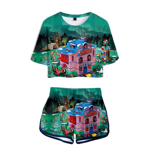two piece dress red velvet albumn set modis harajuku tracksuit short and middle waist shorts suits fitness combinaison femme, White
two piece dress red velvet albumn set modis harajuku tracksuit short and middle waist shorts suits fitness combinaison femme, White