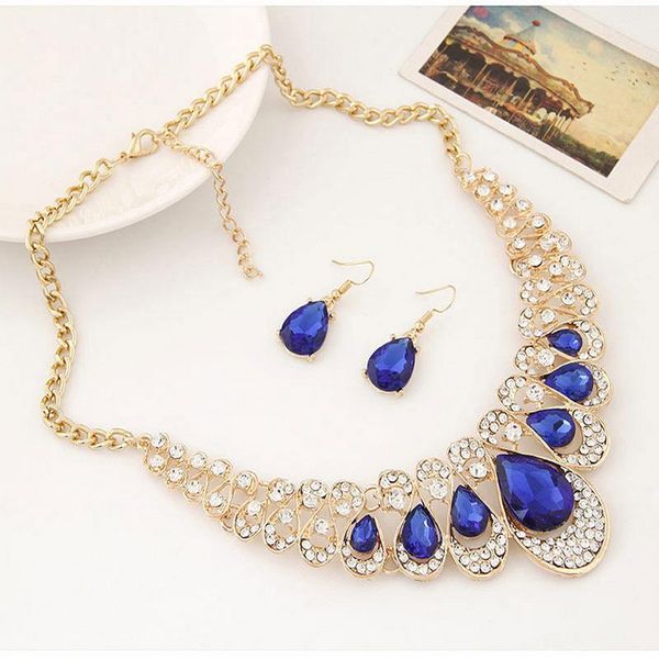 earrings & necklace 2pcs/set bridal romantic statement earring water drop rhinestone necklaces wedding party prom accessory, Silver
earrings & necklace 2pcs/set bridal romantic statement earring water drop rhinestone necklaces wedding party prom accessory, Silver