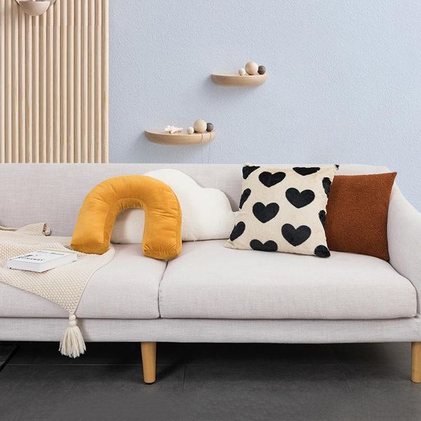 cushion/decorative pillow ins cute long plush sofa decor cushion cover heart cloud solid yellow u-shaped flocked warm pillowcase
cushion/decorative pillow ins cute long plush sofa decor cushion cover heart cloud solid yellow u-shaped flocked warm pillowcase