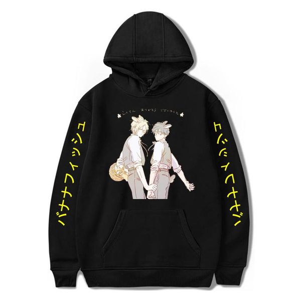 men's hoodies & sweatshirts banana fish anime harajuku printed men/women fashion hoody sweatshirt pullover streetwear coat ash lynx c, Black
men's hoodies & sweatshirts banana fish anime harajuku printed men/women fashion hoody sweatshirt pullover streetwear coat ash lynx c, Black