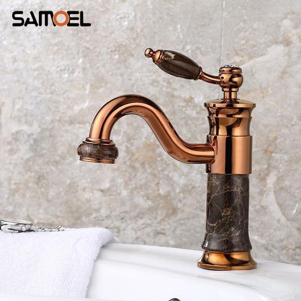 bathroom sink faucets samoel rose gold marble mixer taps for deck mount brass lavatory basin cold and water tap m10341
bathroom sink faucets samoel rose gold marble mixer taps for deck mount brass lavatory basin cold and water tap m10341
