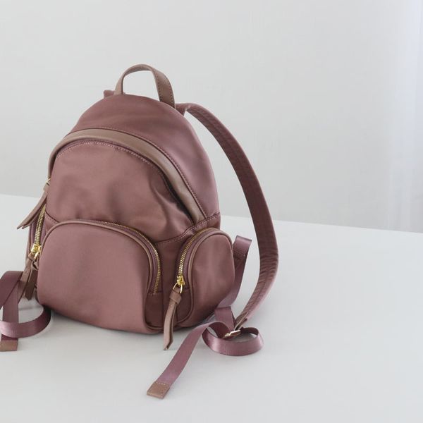 design handbag oxford cloth women's new fashion leisure nylon with simple leather backpack
design handbag oxford cloth women's new fashion leisure nylon with simple leather backpack