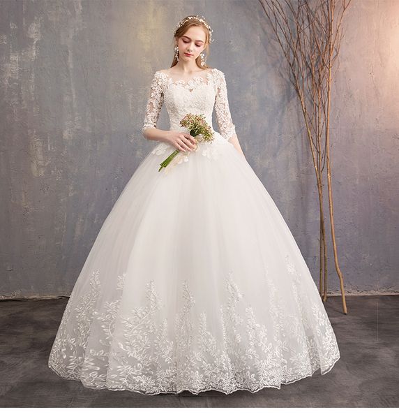 ball gown wedding dresses 2022 new european and american one-shoulders thin and simple sleeves lace brides get married light, White
ball gown wedding dresses 2022 new european and american one-shoulders thin and simple sleeves lace brides get married light, White