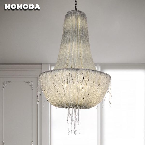 modern italian tassel design chandeliers led hanging lamps for living dining room loft villa crystal silver iron indoor lights
modern italian tassel design chandeliers led hanging lamps for living dining room loft villa crystal silver iron indoor lights