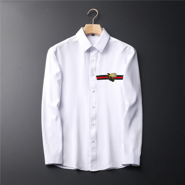 mens shirts uality embroidery blouse long sleeve solid color slim fit casual business clothing long-sleeved shirt normal size multiple colou, White;black
mens shirts uality embroidery blouse long sleeve solid color slim fit casual business clothing long-sleeved shirt normal size multiple colou, White;black