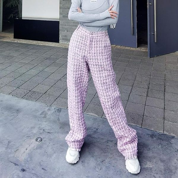 autumn high waist full length pink plaided zippers pocket street fashion women pants female trousers c204 women's & capris, Black;white
autumn high waist full length pink plaided zippers pocket street fashion women pants female trousers c204 women's & capris, Black;white