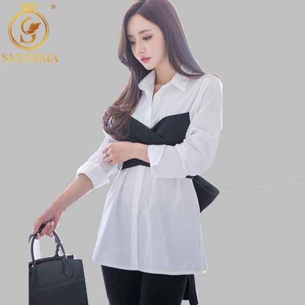 spring chic long sleeve blouse lace up bow tie shirt women fashion clothing 210520, White
spring chic long sleeve blouse lace up bow tie shirt women fashion clothing 210520, White