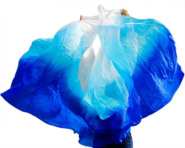stage wear 1piece arrivel 100% real silk veil belly dance accessories 250 * 114 cm sapphire royal blue+turquoise+white 2rv0, Black;red
stage wear 1piece arrivel 100% real silk veil belly dance accessories 250 * 114 cm sapphire royal blue+turquoise+white 2rv0, Black;red