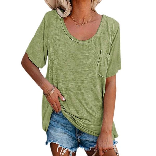 women's t-shirt splus sizes ummer fashion colors riff;es pocket women loose big large vintage ruffles t shirts tees, White
women's t-shirt splus sizes ummer fashion colors riff;es pocket women loose big large vintage ruffles t shirts tees, White
