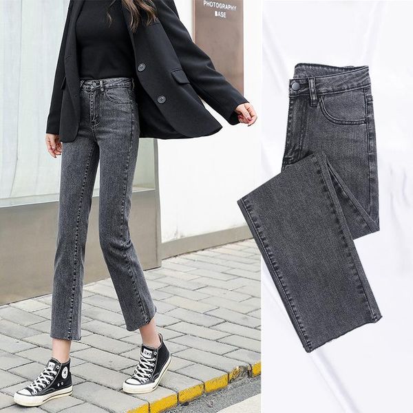 high-waisted jeans women 2021 spring soot all-match slim loose wide leg nine points straight pants women's, Blue
high-waisted jeans women 2021 spring soot all-match slim loose wide leg nine points straight pants women's, Blue