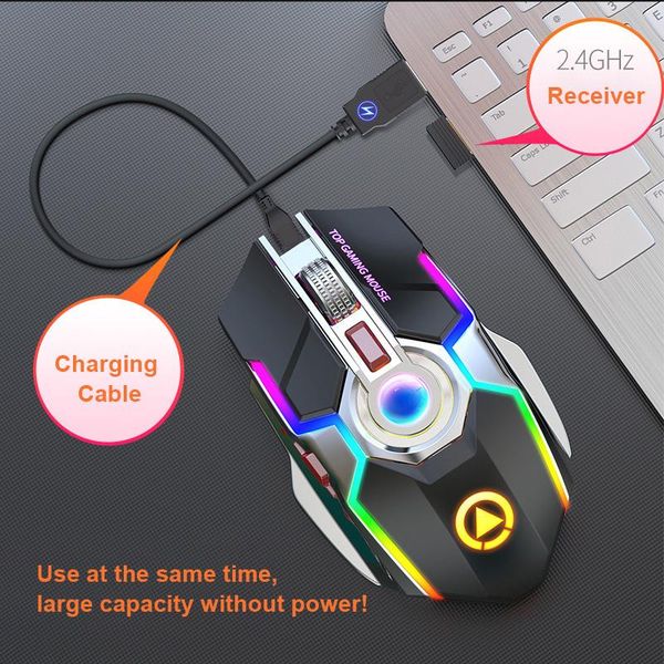 1pcs ergonomic 2.4ghz wireless mice with usb receiver color changing game silent mouse 1600dpi 7 keys led for pc laptop
1pcs ergonomic 2.4ghz wireless mice with usb receiver color changing game silent mouse 1600dpi 7 keys led for pc laptop