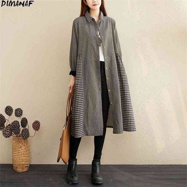 plus size women dress linen vintage plaid lace patchwork autumn female indie folk loose casual blouse yellow dresses 210531, Black;gray
plus size women dress linen vintage plaid lace patchwork autumn female indie folk loose casual blouse yellow dresses 210531, Black;gray