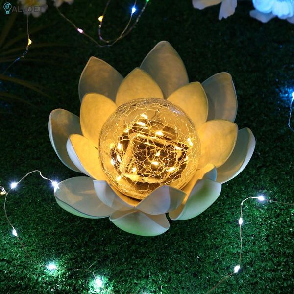 solar lamps led lotus light cracked glass ball flower waterproof garden lawn yard art ornament for home courtyard decor
solar lamps led lotus light cracked glass ball flower waterproof garden lawn yard art ornament for home courtyard decor