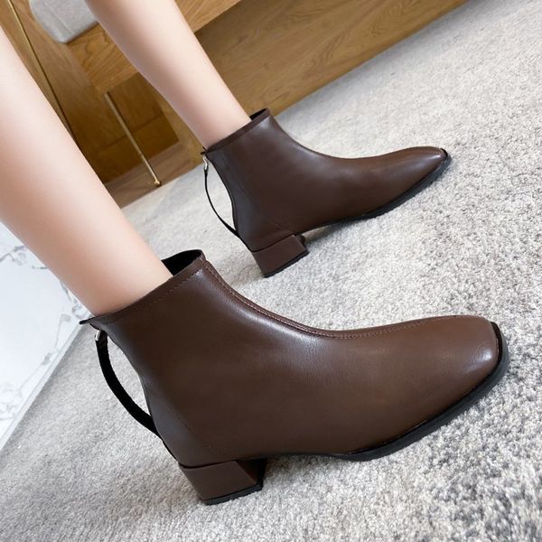 boots kids autumn winter korean simple temperament bare boots square comfortable thick heel martin, Black
boots kids autumn winter korean simple temperament bare boots square comfortable thick heel martin, Black