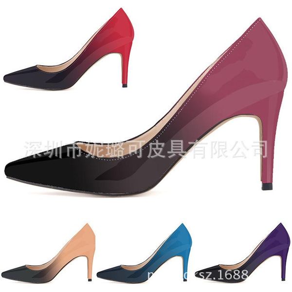 spring women pumps pu slip on 8cm thin heels pointed toe wedding party ol office high woman shoes dress, Black
spring women pumps pu slip on 8cm thin heels pointed toe wedding party ol office high woman shoes dress, Black