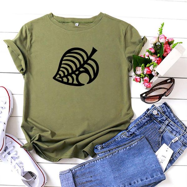 tree leaf pattern t-shirt femme funny round neck women tshirt fashion cotton t shirts woman harajuku streetwear t-shirts women's, White
tree leaf pattern t-shirt femme funny round neck women tshirt fashion cotton t shirts woman harajuku streetwear t-shirts women's, White