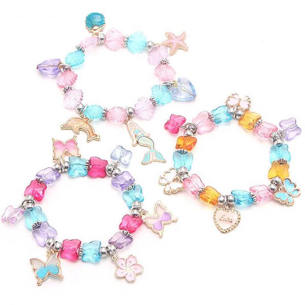 girls bracelet jewelry childrens accessories cartoon pendant children mermaid butterfly beads b7932, Red;brown
girls bracelet jewelry childrens accessories cartoon pendant children mermaid butterfly beads b7932, Red;brown