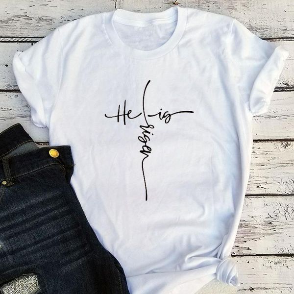 christian easter shirts he is risen tshirt letter woman tshirts summer plus size motivational tee oversized o-neck xl women's t-shirt, White
christian easter shirts he is risen tshirt letter woman tshirts summer plus size motivational tee oversized o-neck xl women's t-shirt, White