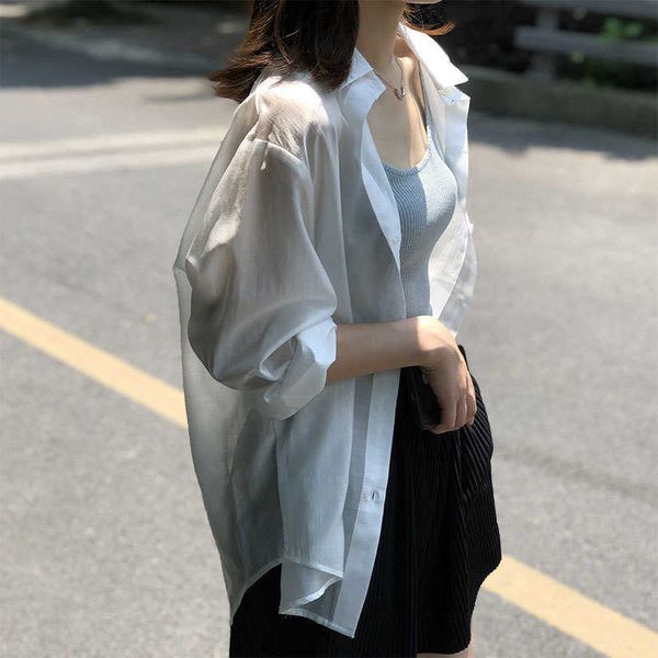 women's blouses & shirts arrival summer korea fashion women long sleeve tencel silk solid backless loose thin casual blouse female v321, White
women's blouses & shirts arrival summer korea fashion women long sleeve tencel silk solid backless loose thin casual blouse female v321, White
